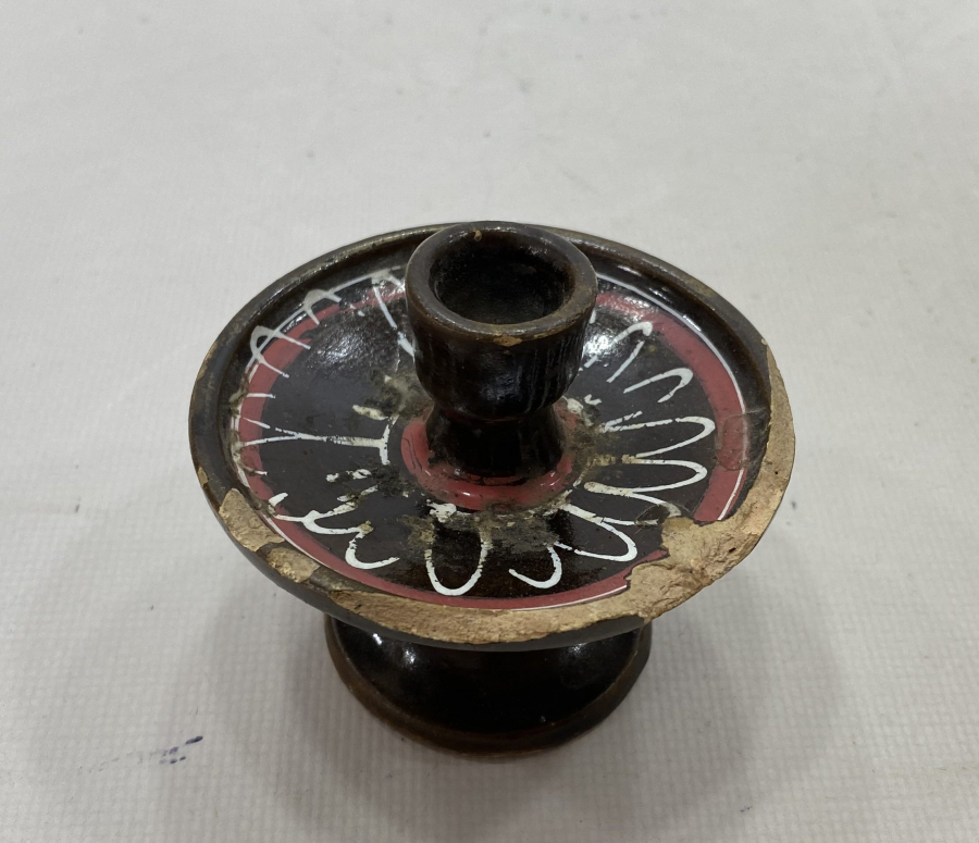 OSMANLI DÖNEMİ NADİR FORMDA SİLLE İŞİ TEKKE MUMLUK