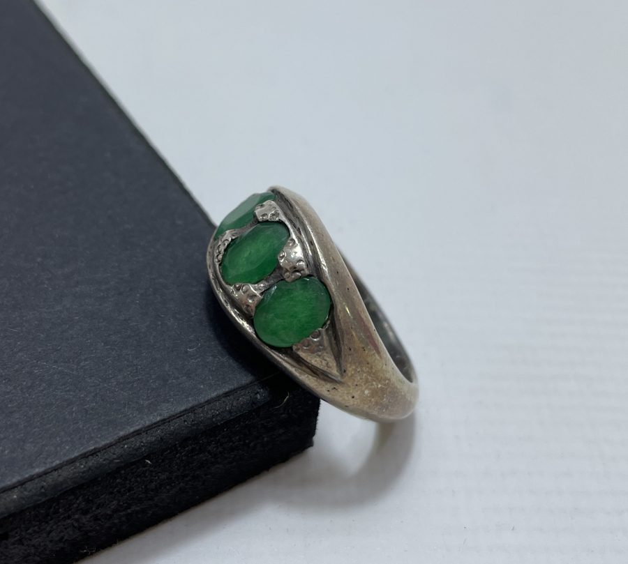 OSMANLI DÖNEMİ ZÜMRÜT TAŞLI BÜYÜK BOY YÜZÜK