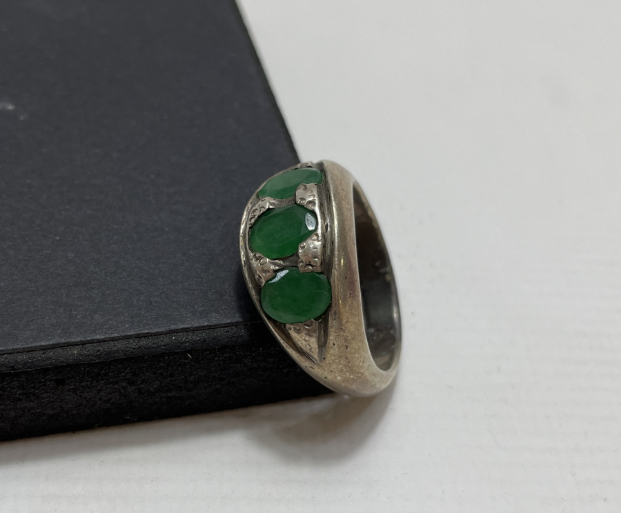 OSMANLI DÖNEMİ ZÜMRÜT TAŞLI BÜYÜK BOY YÜZÜK