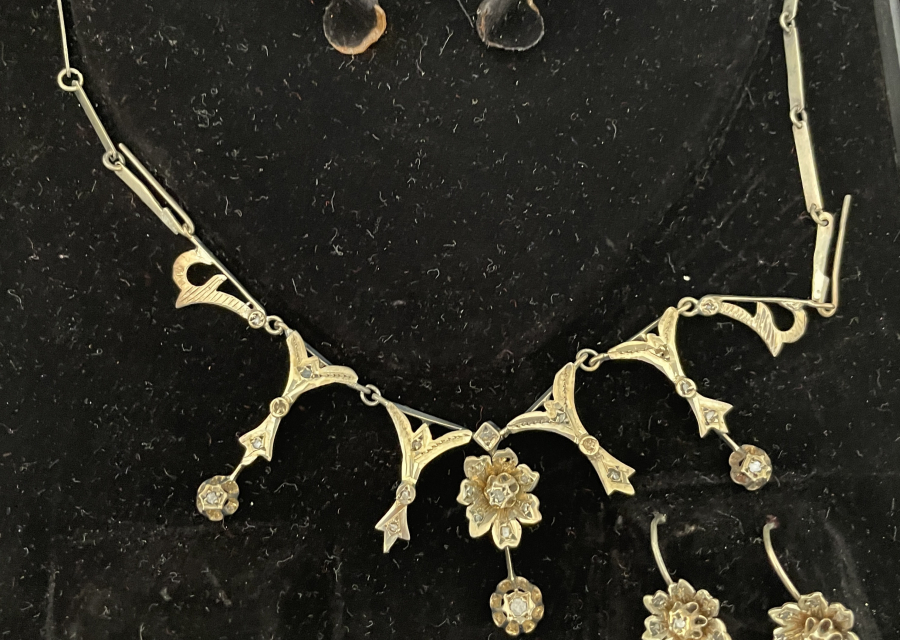 OSMANLI DÖNEMİ ELMASLI GERDANLIK TAKIMI