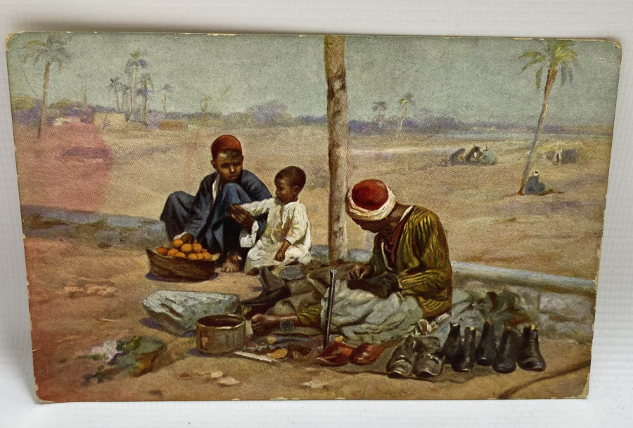 OSMANLI SEYYAR AYAKKABICILAR KONULU KARTPOSTAL