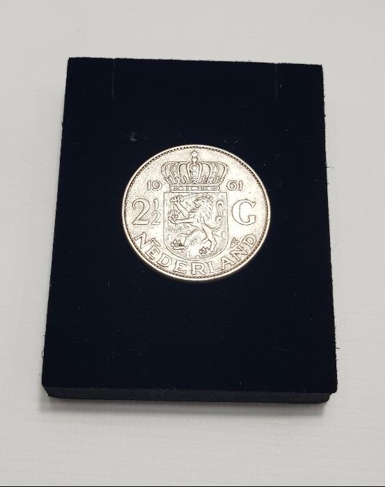 1961 HOLLANDA 2,5 GULDEN GÜMÜŞ PARA