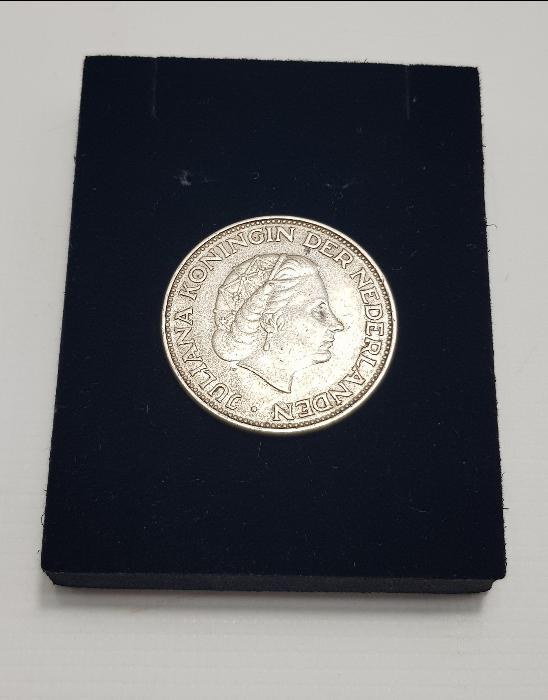 1961 HOLLANDA 2,5 GULDEN GÜMÜŞ PARA