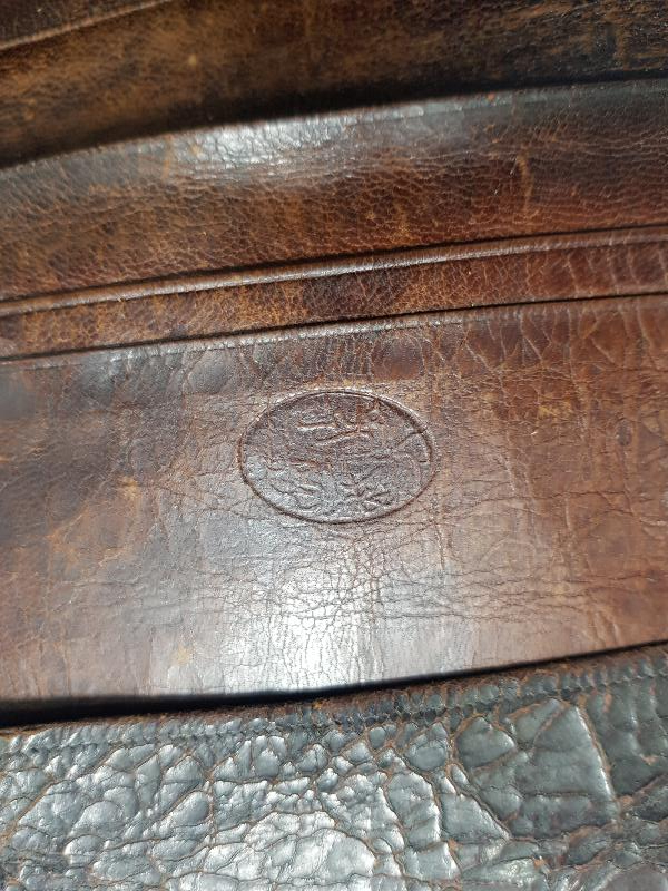 KURTULUŞ SAVAŞI DÖNEMİ OSMANLICA YAZILI SUBAY İŞİ DERİ CÜZDAN