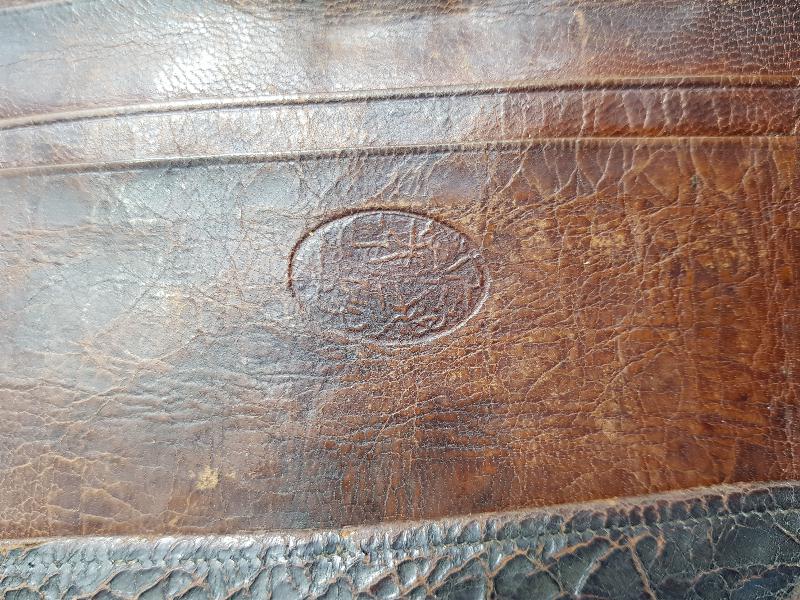 KURTULUŞ SAVAŞI DÖNEMİ OSMANLICA YAZILI SUBAY İŞİ DERİ CÜZDAN