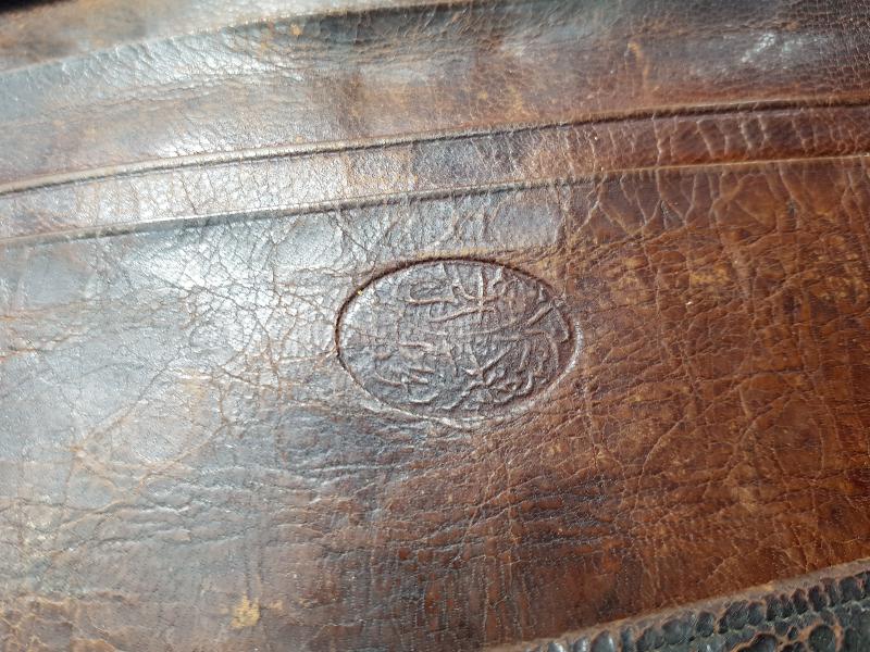 KURTULUŞ SAVAŞI DÖNEMİ OSMANLICA YAZILI SUBAY İŞİ DERİ CÜZDAN