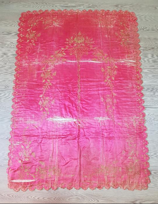 OSMANLI DÖNEMİ İPEK ATLAS SECCADE