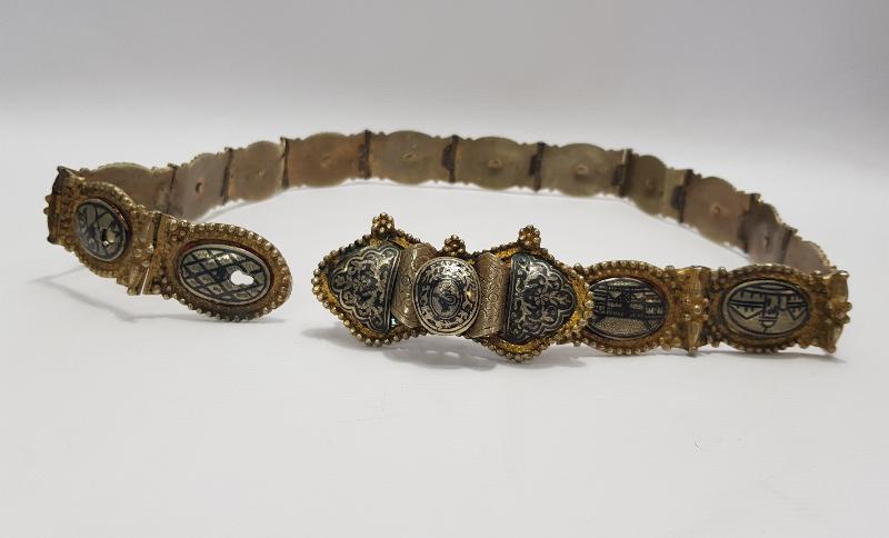 OSMANLI DÖNEMİ VAN İŞİ GÜMÜŞ KEMER