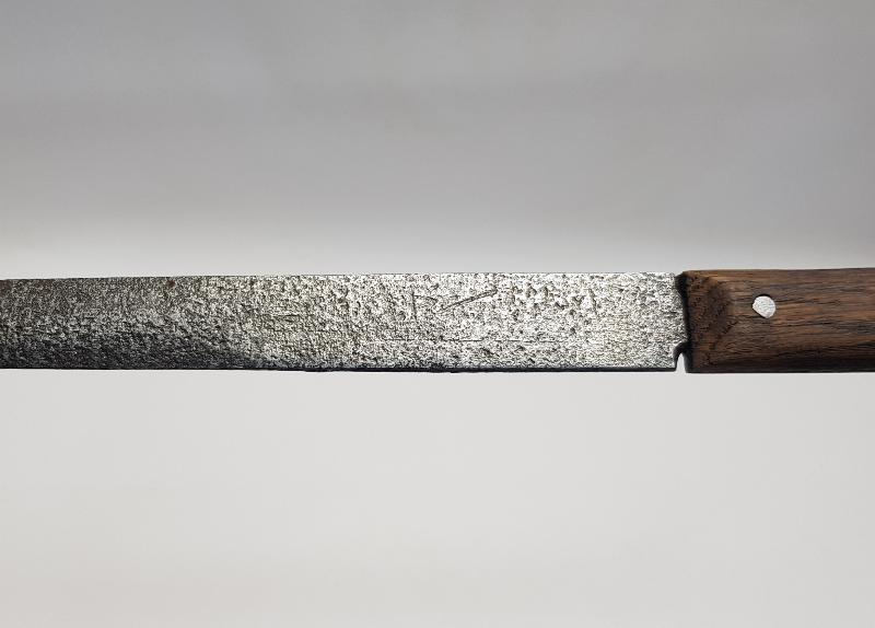 OSMANLICA ALLAH BİZİMLEDİR YAZILI TOPÇU MEÇİNDEN YAPILMIŞ KAMA