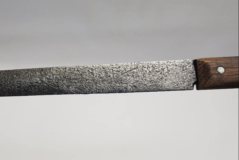 OSMANLICA ALLAH BİZİMLEDİR YAZILI TOPÇU MEÇİNDEN YAPILMIŞ KAMA