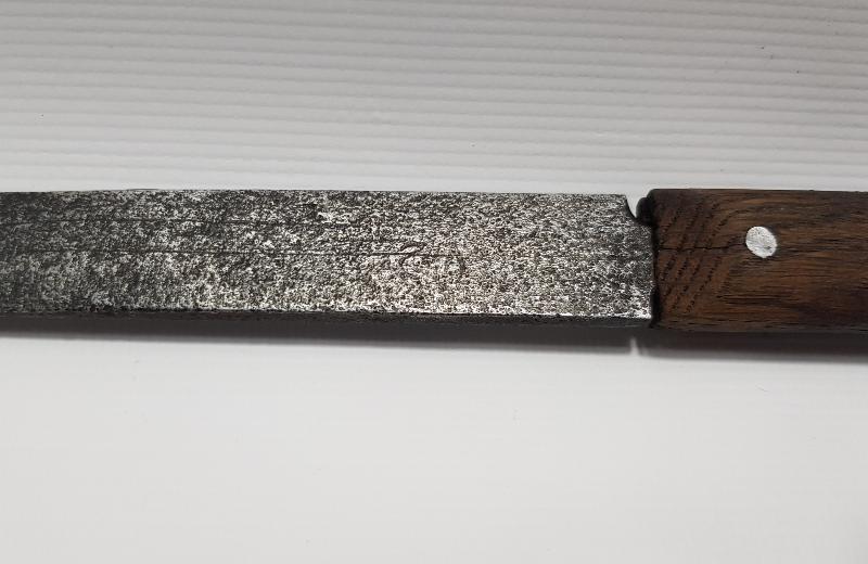 OSMANLICA ALLAH BİZİMLEDİR YAZILI TOPÇU MEÇİNDEN YAPILMIŞ KAMA