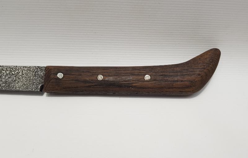 OSMANLICA ALLAH BİZİMLEDİR YAZILI TOPÇU MEÇİNDEN YAPILMIŞ KAMA