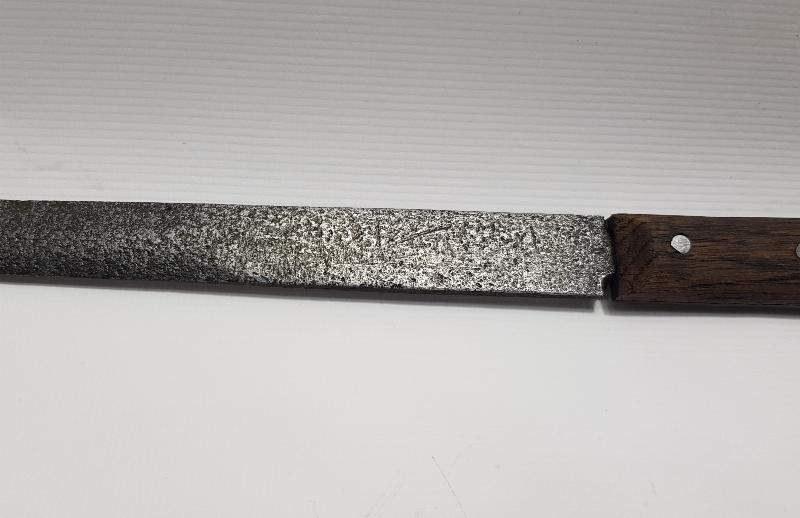 OSMANLICA ALLAH BİZİMLEDİR YAZILI TOPÇU MEÇİNDEN YAPILMIŞ KAMA