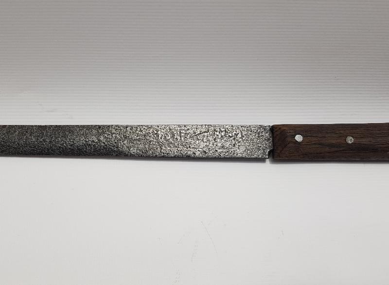 OSMANLICA ALLAH BİZİMLEDİR YAZILI TOPÇU MEÇİNDEN YAPILMIŞ KAMA