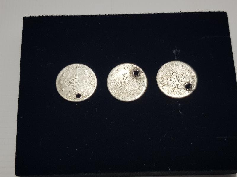 SULTAN ABDÜLHAMİD DÖNEMİ 3 ADET 1 KURUŞ GÜMÜŞ PARA
