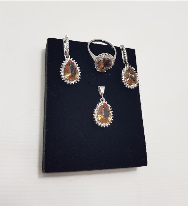 ZULTANİT TAŞLI GÜMÜŞ TAKI SETİ 