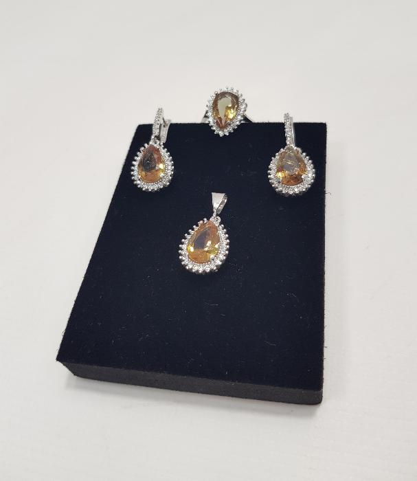 ZULTANİT TAŞLI GÜMÜŞ TAKI SETİ 