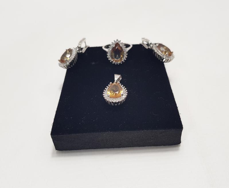 ZULTANİT TAŞLI GÜMÜŞ TAKI SETİ 