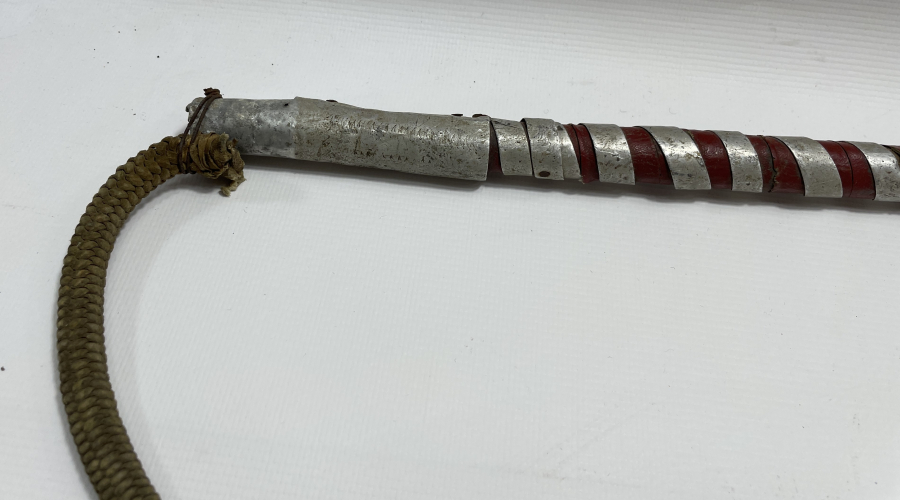 OSMANLI DÖNEMİ ÜZERİ KALEM İŞÇİLİKLİ ÇERKES AT KAMÇISI