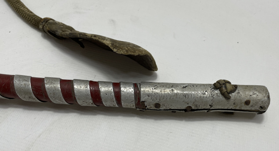 OSMANLI DÖNEMİ ÜZERİ KALEM İŞÇİLİKLİ ÇERKES AT KAMÇISI