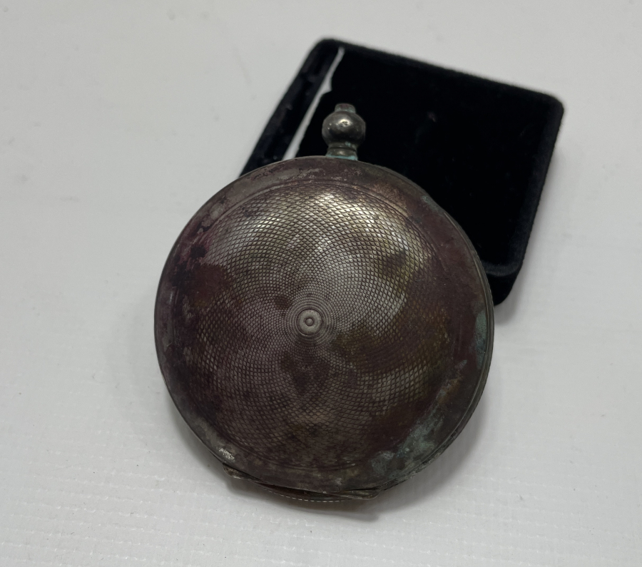 OSMANLI DÖNEMİ GÜMÜŞ CEP SAATİ KASASI