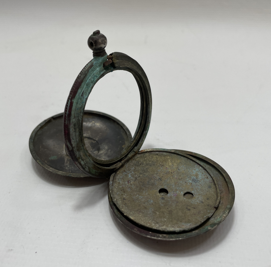 OSMANLI DÖNEMİ GÜMÜŞ CEP SAATİ KASASI