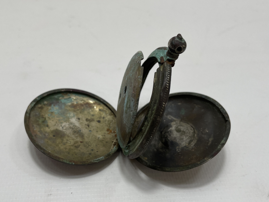 OSMANLI DÖNEMİ GÜMÜŞ CEP SAATİ KASASI