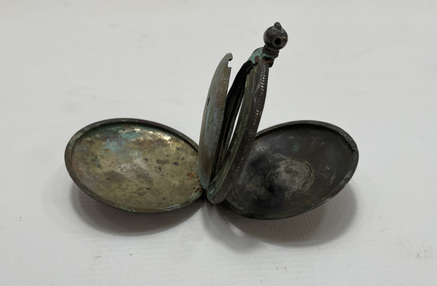 OSMANLI DÖNEMİ GÜMÜŞ CEP SAATİ KASASI