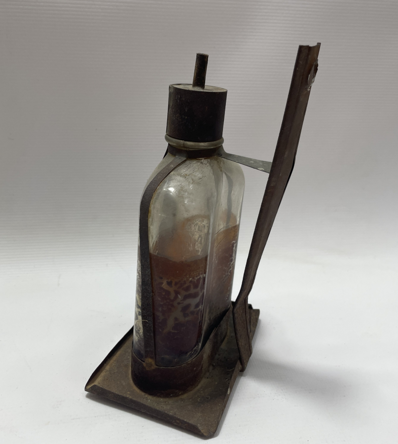 ANTİKA PRİMİTİF GAZ LAMBASI