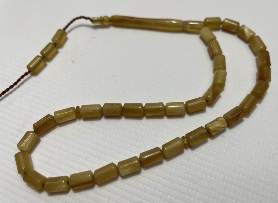 DAĞ KEÇİSİ BOYNUZUNDAN YAPILMIŞ TESBİH