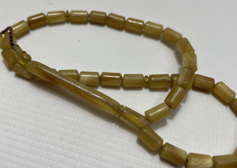 DAĞ KEÇİSİ BOYNUZUNDAN YAPILMIŞ TESBİH