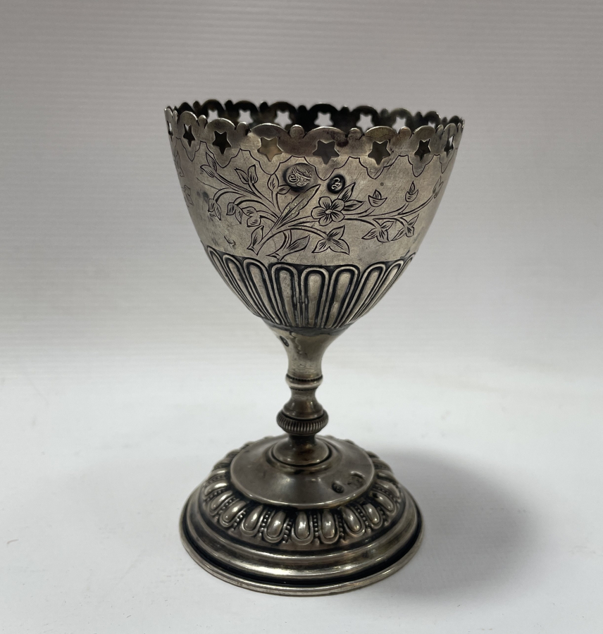 OSMANLI DÖNEMİ GÜMÜŞ VE TUĞRALI ÇOK NADİR FORMDA LOKUMLUK