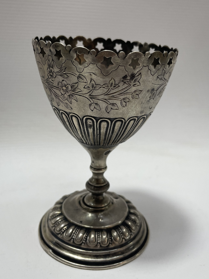 OSMANLI DÖNEMİ GÜMÜŞ VE TUĞRALI ÇOK NADİR FORMDA LOKUMLUK