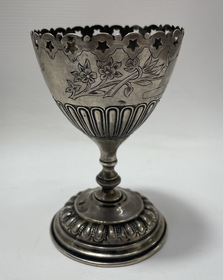 OSMANLI DÖNEMİ GÜMÜŞ VE TUĞRALI ÇOK NADİR FORMDA LOKUMLUK