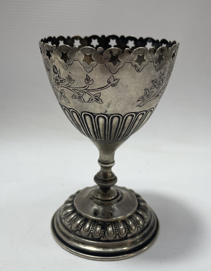 OSMANLI DÖNEMİ GÜMÜŞ VE TUĞRALI ÇOK NADİR FORMDA LOKUMLUK