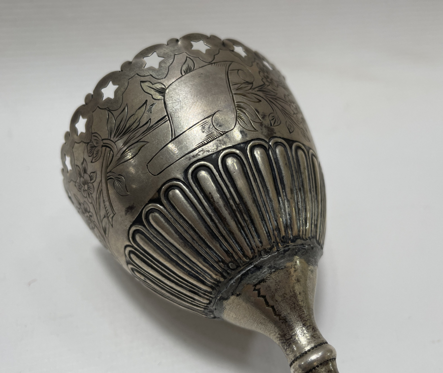 OSMANLI DÖNEMİ GÜMÜŞ VE TUĞRALI ÇOK NADİR FORMDA LOKUMLUK