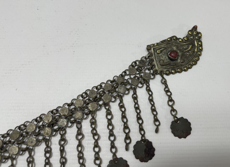 OSMANLI DÖNEMİ NADİR FORMDA GELİN ALINLIĞI