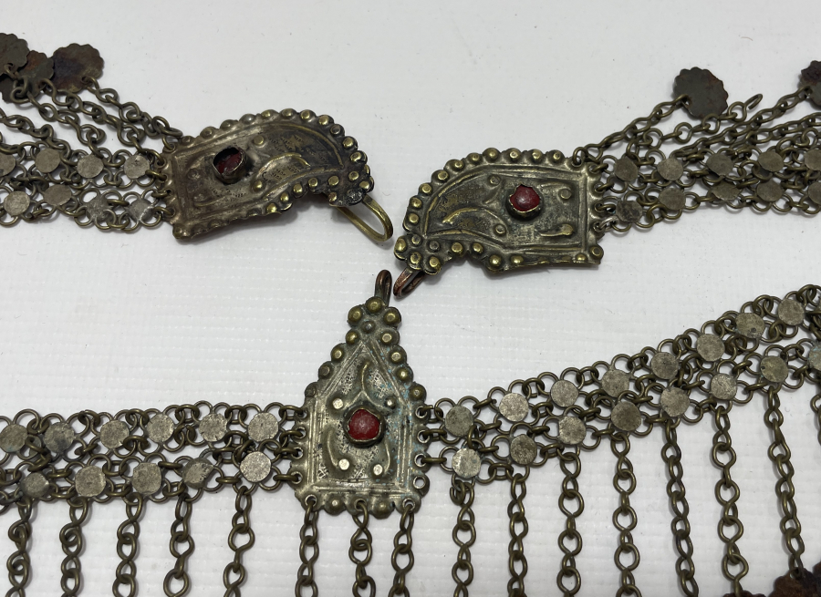 OSMANLI DÖNEMİ NADİR FORMDA GELİN ALINLIĞI