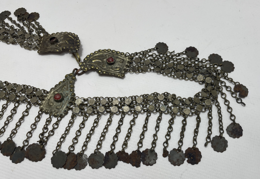 OSMANLI DÖNEMİ NADİR FORMDA GELİN ALINLIĞI