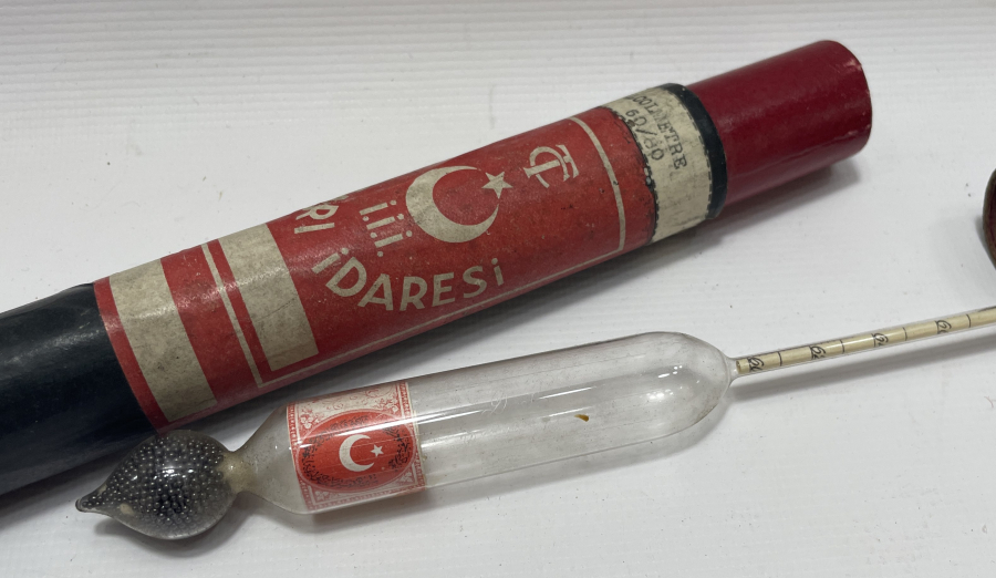 ÜZERİ OSMANLICA YAZILI NADİR ALCOMETRE