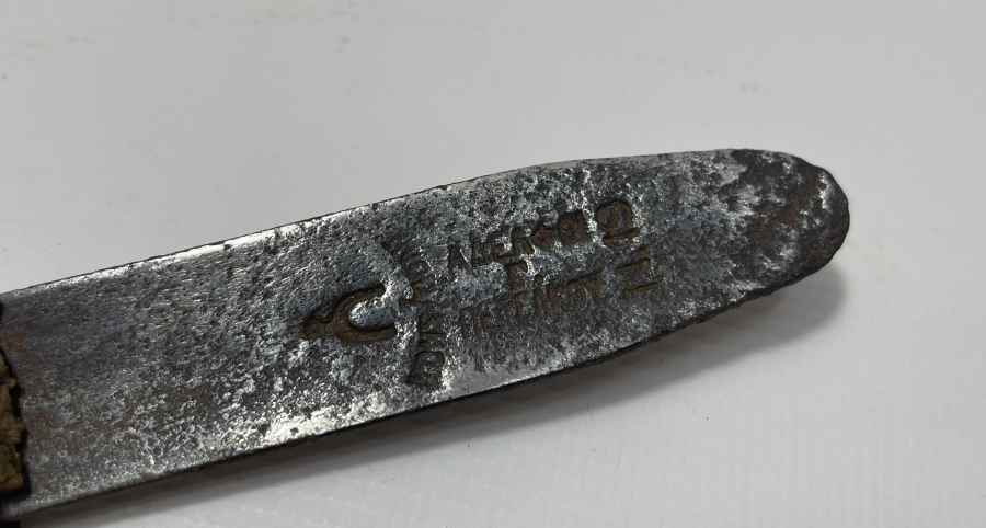 ÜZERİ RUMCA YAZILI OSMANLI DÖNEMİ SARAÇ ALETİ