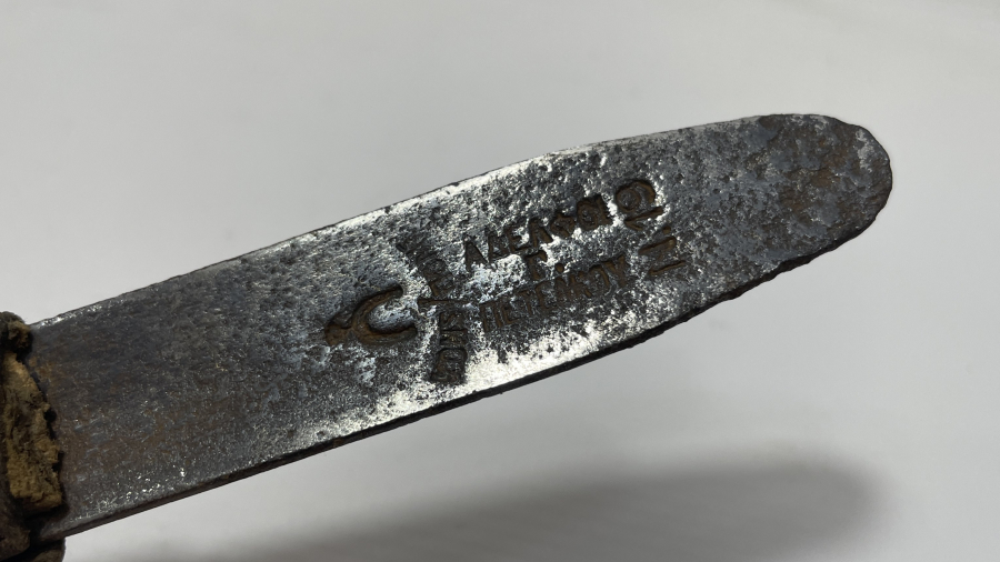 ÜZERİ RUMCA YAZILI OSMANLI DÖNEMİ SARAÇ ALETİ