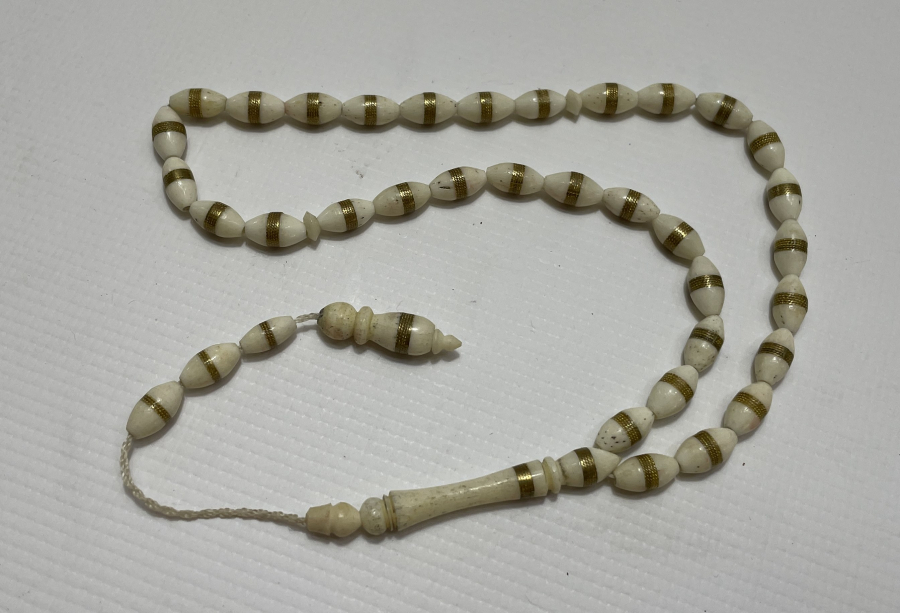 33 LÜ İŞLEMELİ KEMİK TESBİH