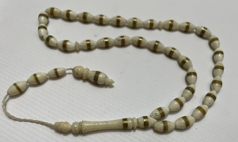 33 LÜ İŞLEMELİ KEMİK TESBİH