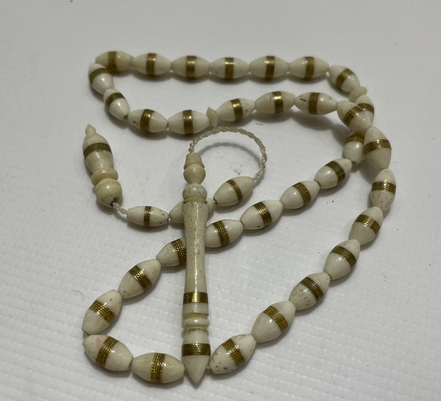 33 LÜ İŞLEMELİ KEMİK TESBİH