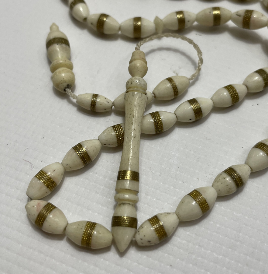 33 LÜ İŞLEMELİ KEMİK TESBİH