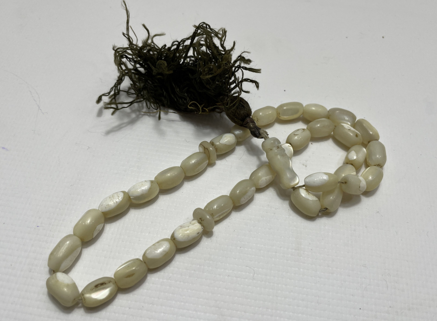 EL YAPIMI ANTİKA SEDEF TESBİH