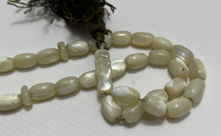 EL YAPIMI ANTİKA SEDEF TESBİH