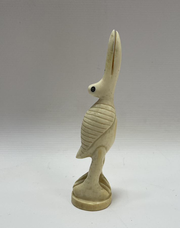 ANTİKA FİLDİŞİ KUŞ FİGÜRÜ 