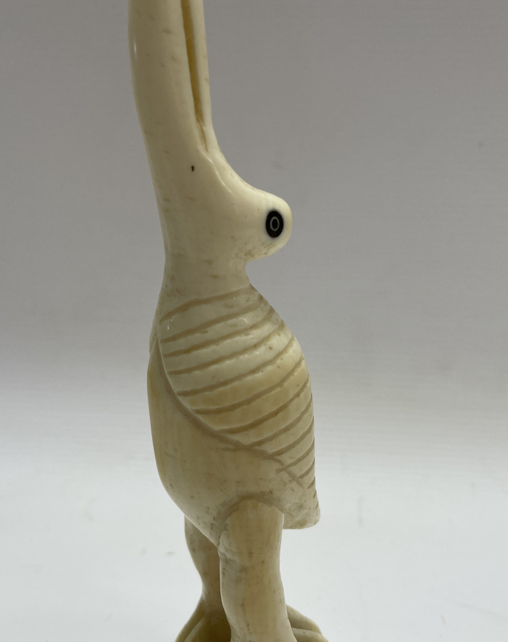 ANTİKA FİLDİŞİ KUŞ FİGÜRÜ 